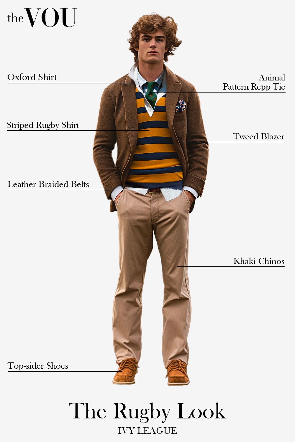 Ivy League Rugby style Male