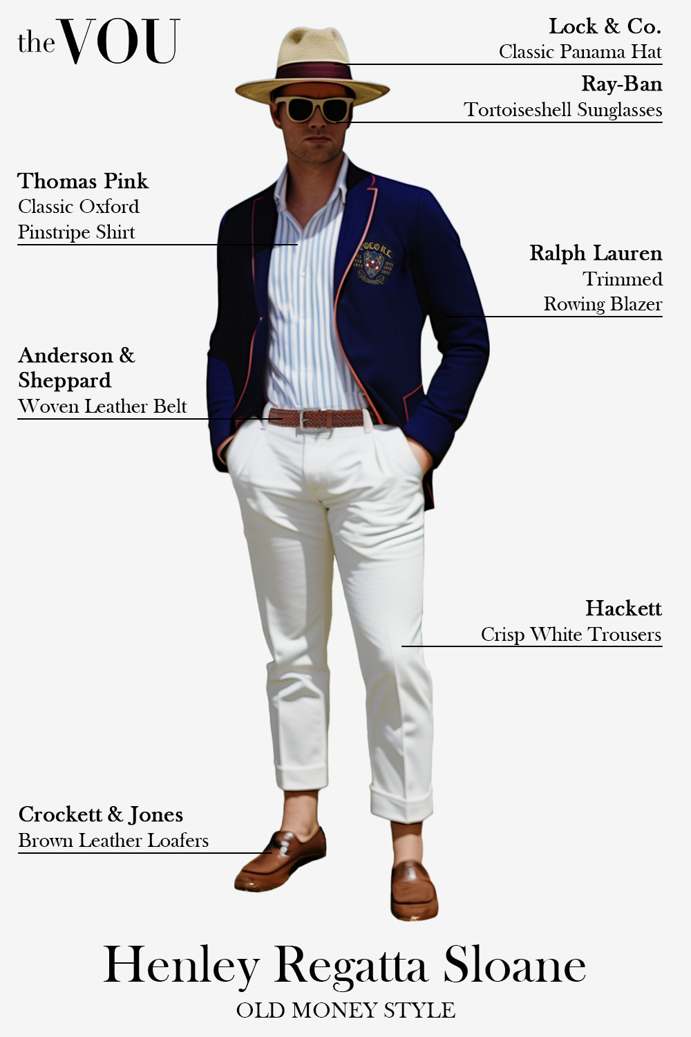 Henley Regatta Sloane Ranger Old Money Style Outfit Idea
