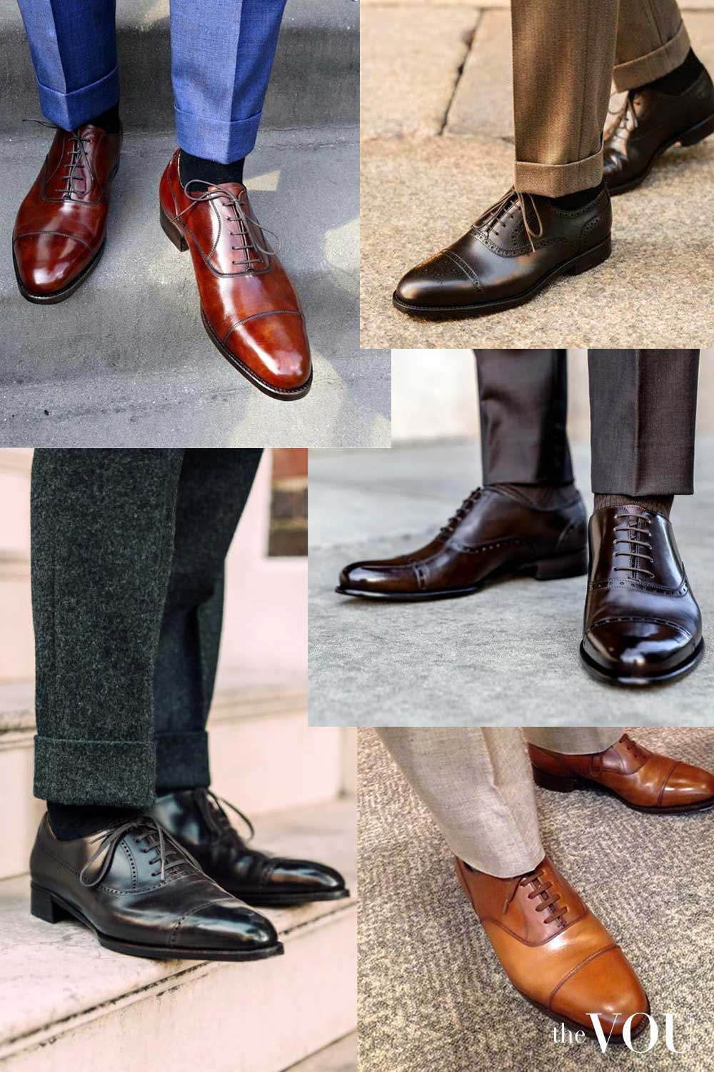 Old Money style Oxford dress shoes