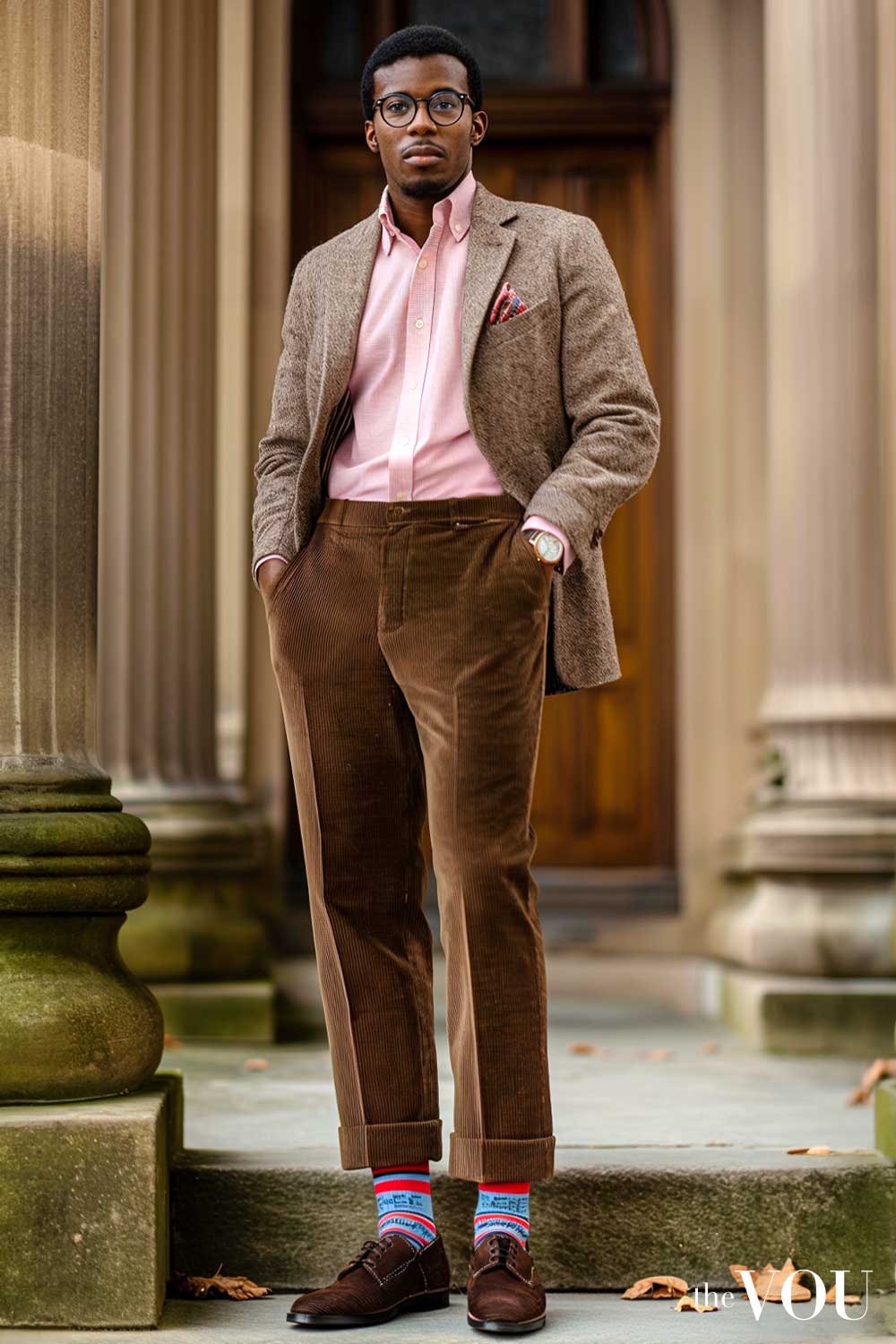 Preppy Old Money style Ivy League Scholarly look outfit idea