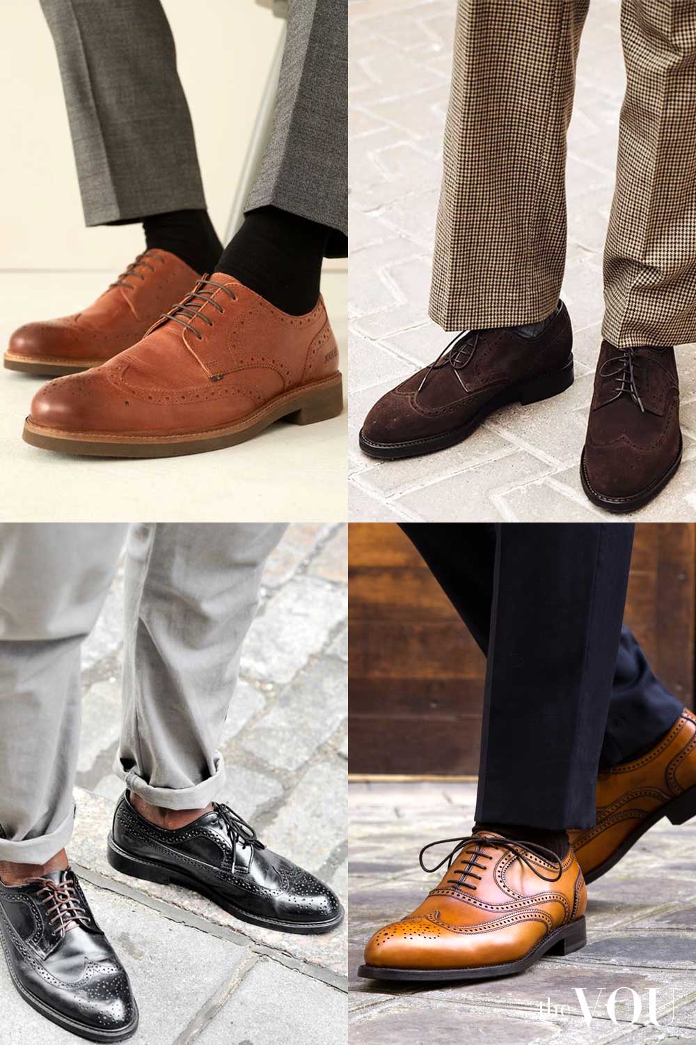 Business casual Old Money style Brogues shoes