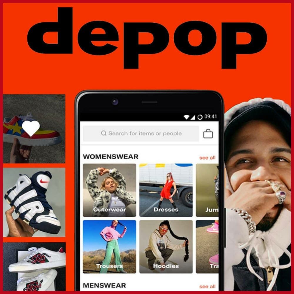 Depop online thrift store