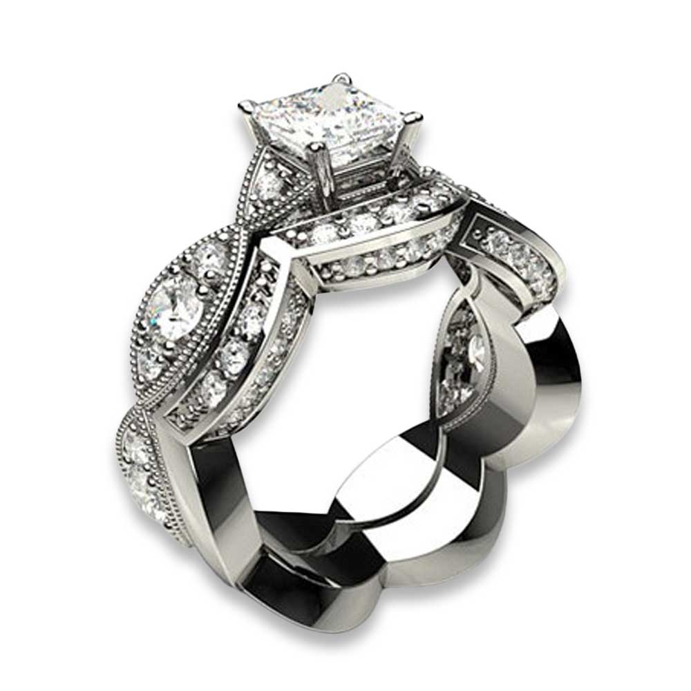 Sacet Lab Diamond Engagement Ring