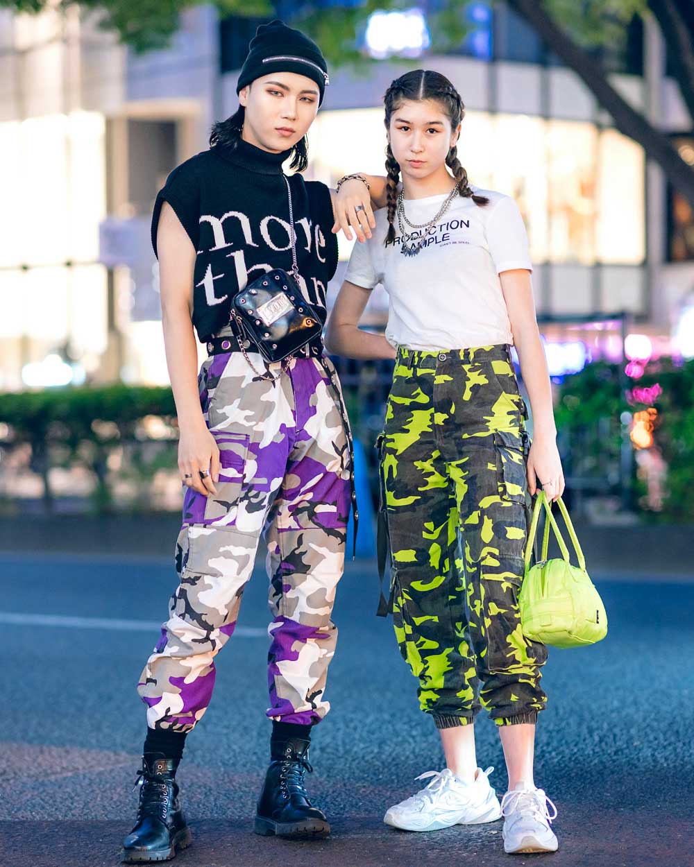 Japanese Camo fashion style in Tokyo