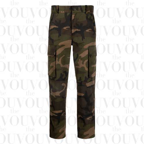 Maje camouflage-print cargo trousers