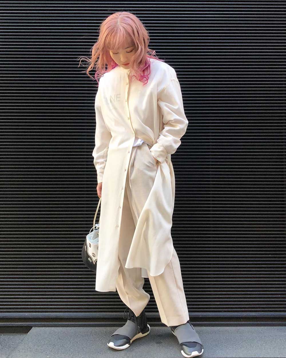 White on white Japanese fashion