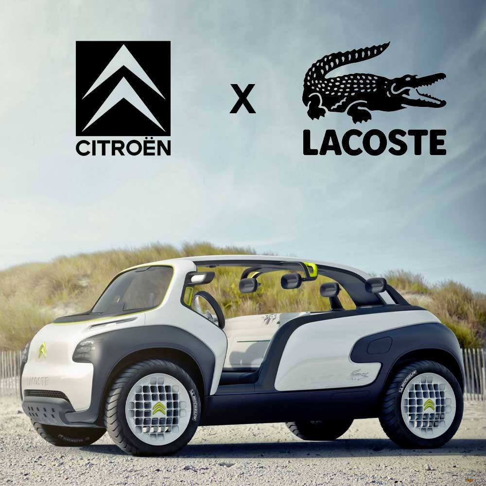 Citroën X Lacoste car and fashion collaboration