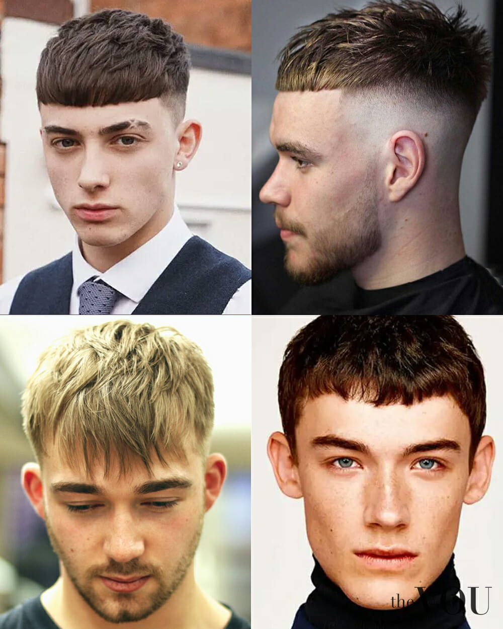 French Crop Fringe haircuts for men