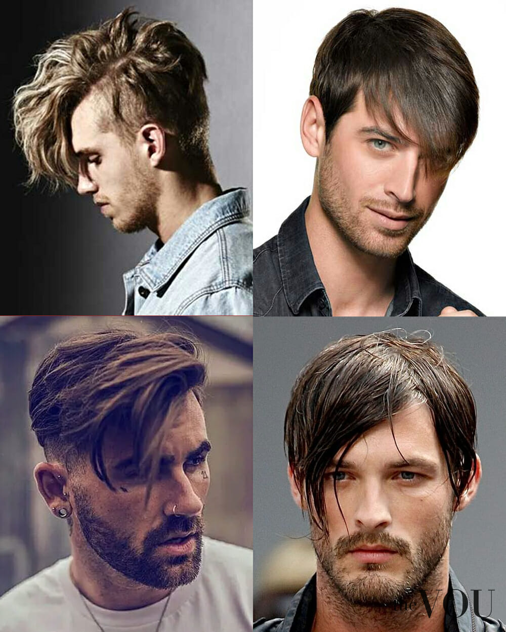 Long fringe haircuts for men