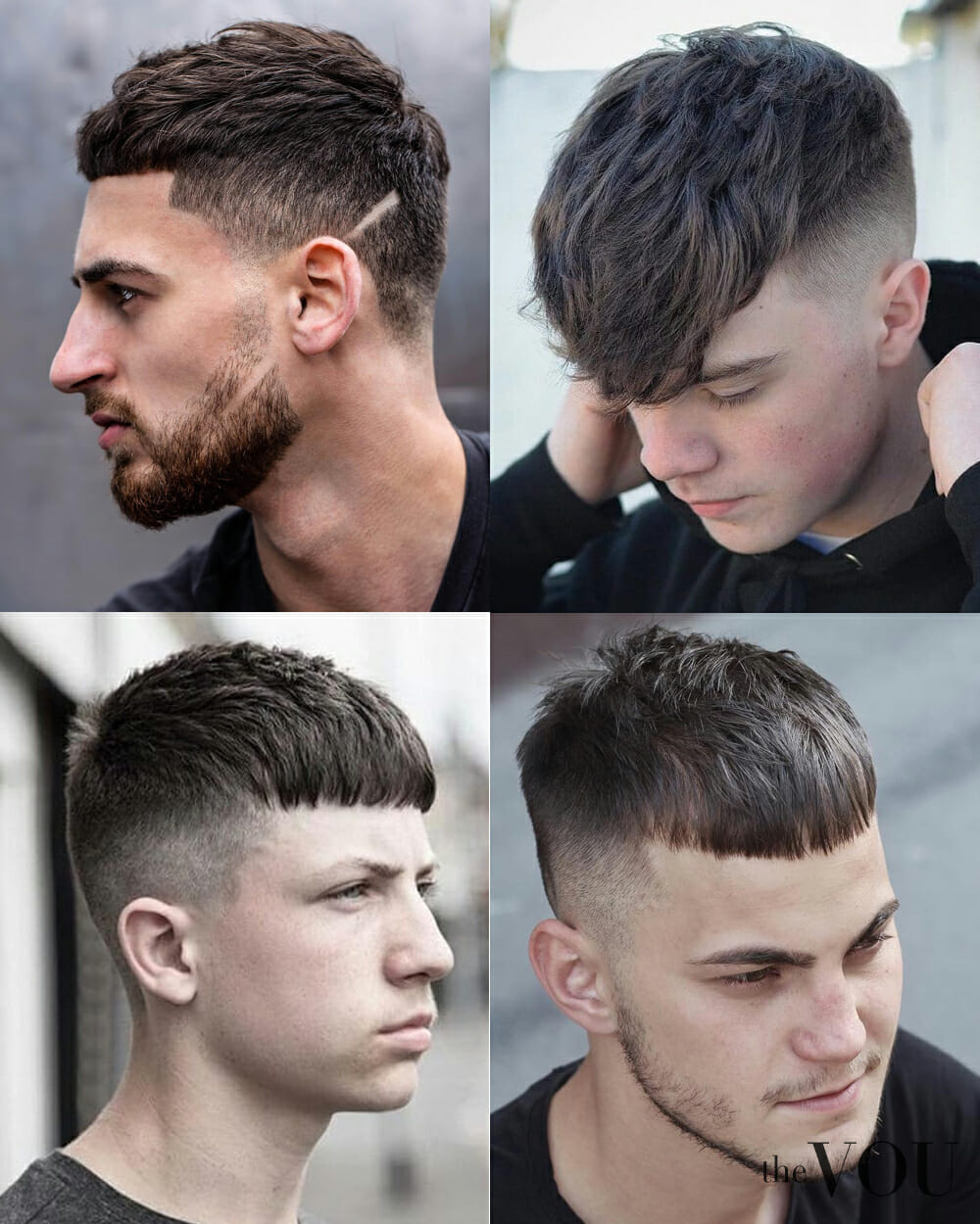 Straight Fringe haircuts for men