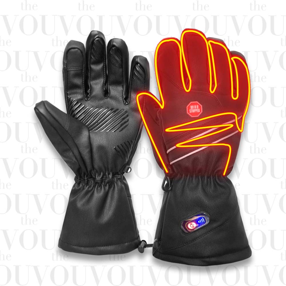 2-10Pcs Heated Gloves Men Women Winter USB Heating Warm Sport Glove Play Phone F 
