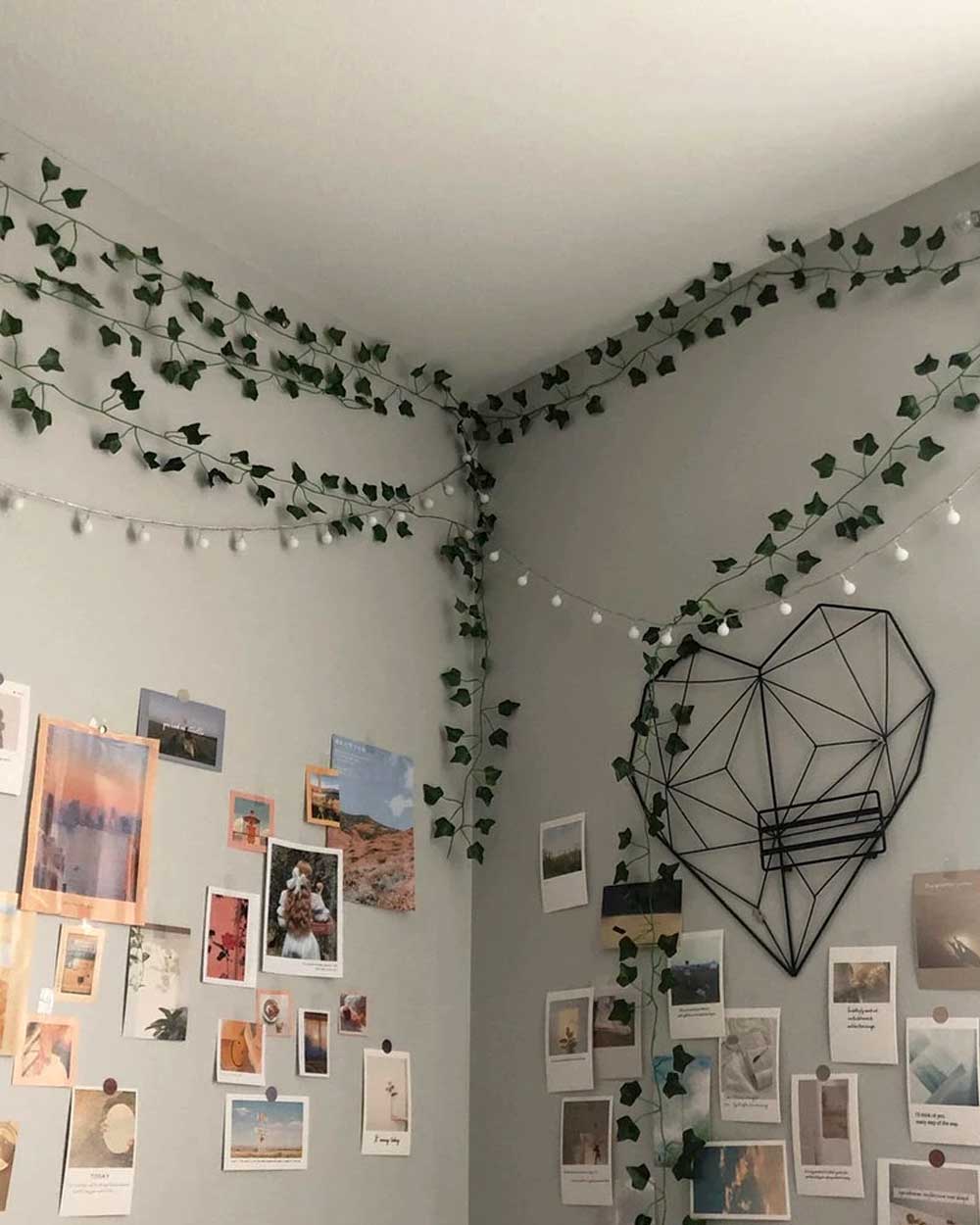 Vines and Fairy Curtain Lights
