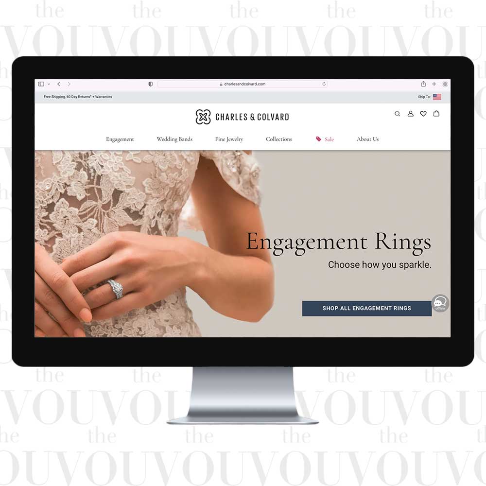 CHARLES & COLVARD Moissanite Engagement Rings - Moissanite Rings - - wedding rings - engagement rings for women - diamond rings