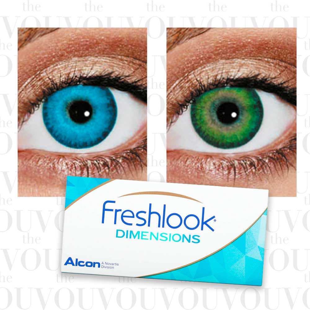FreshLook Dimensions colored contact lenses