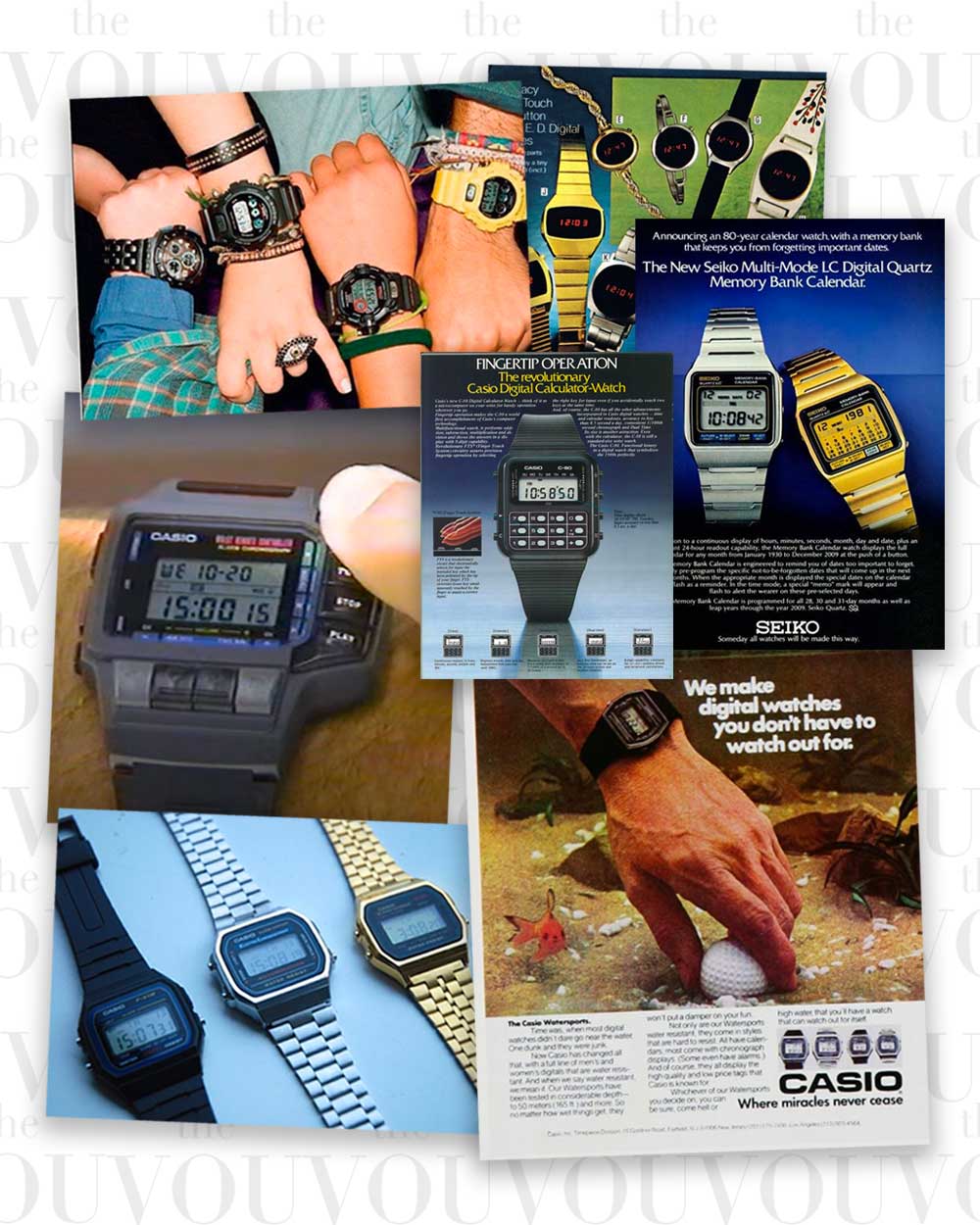 Digital Watches 90s fashion