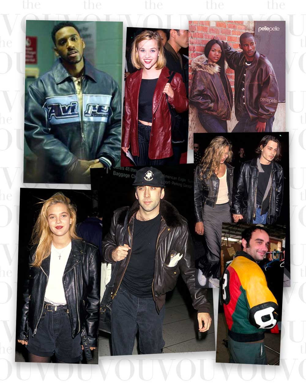 90s Leather Jackets Fashion
