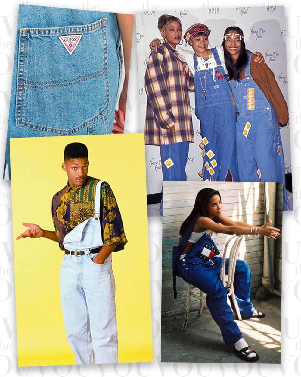 Overalls 90s Fashion - nineties overalls fashion - 1990 fashion overalls and dungarees.