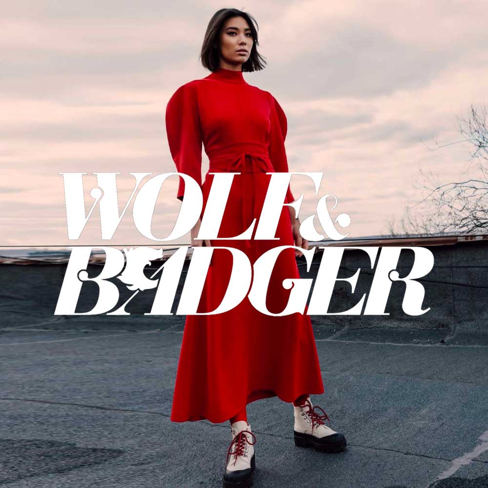 WOLF & BADGER Online Fashion Store For Independent, Ethical, & Unique Designers
