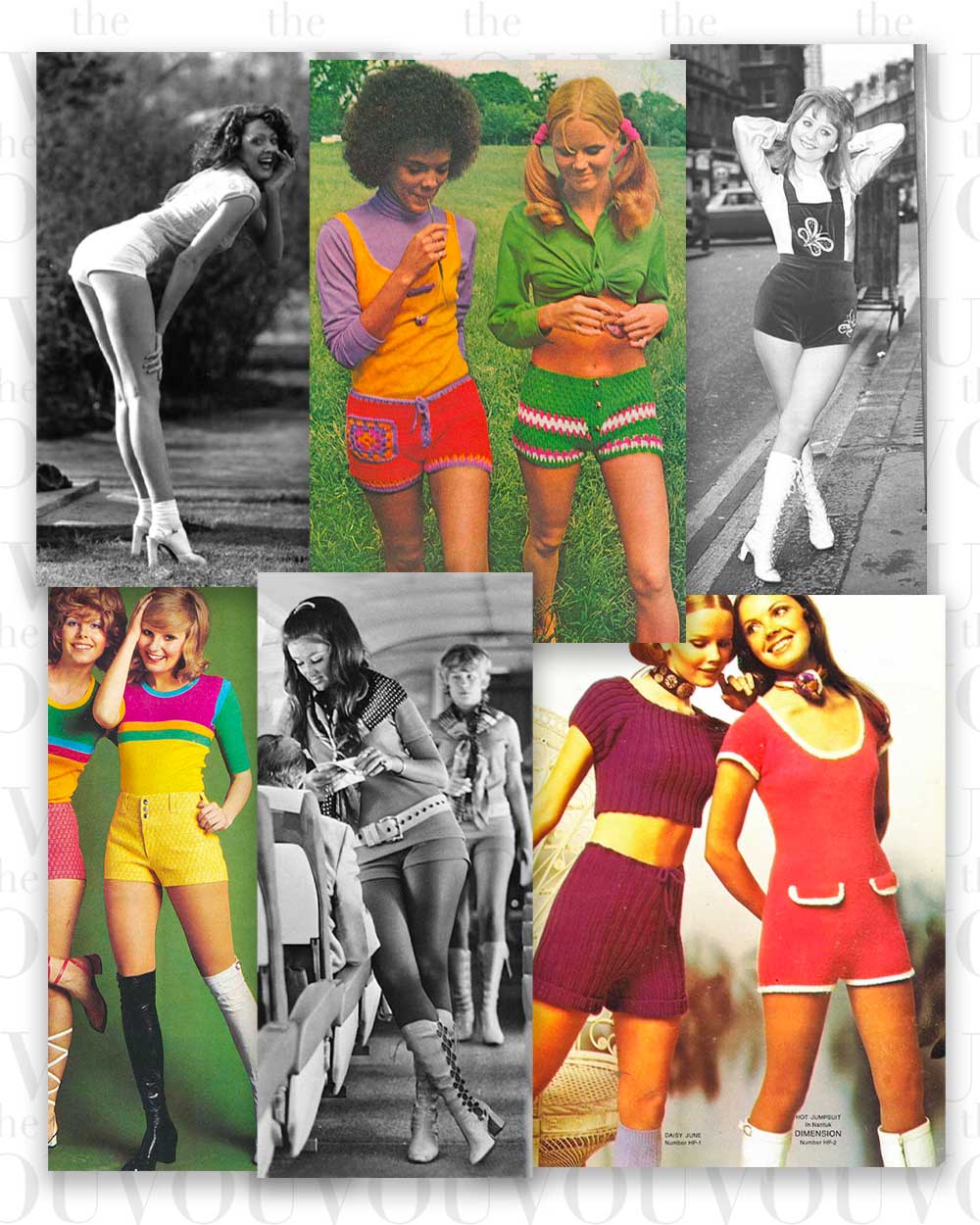 hot pants 1970s fashion