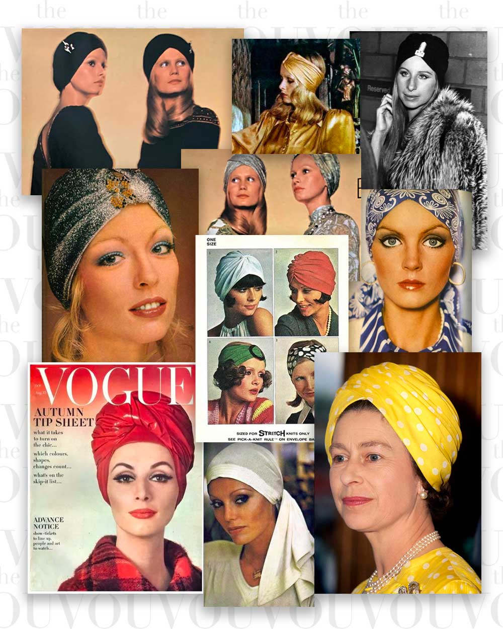 70s Turbans & Headscarves