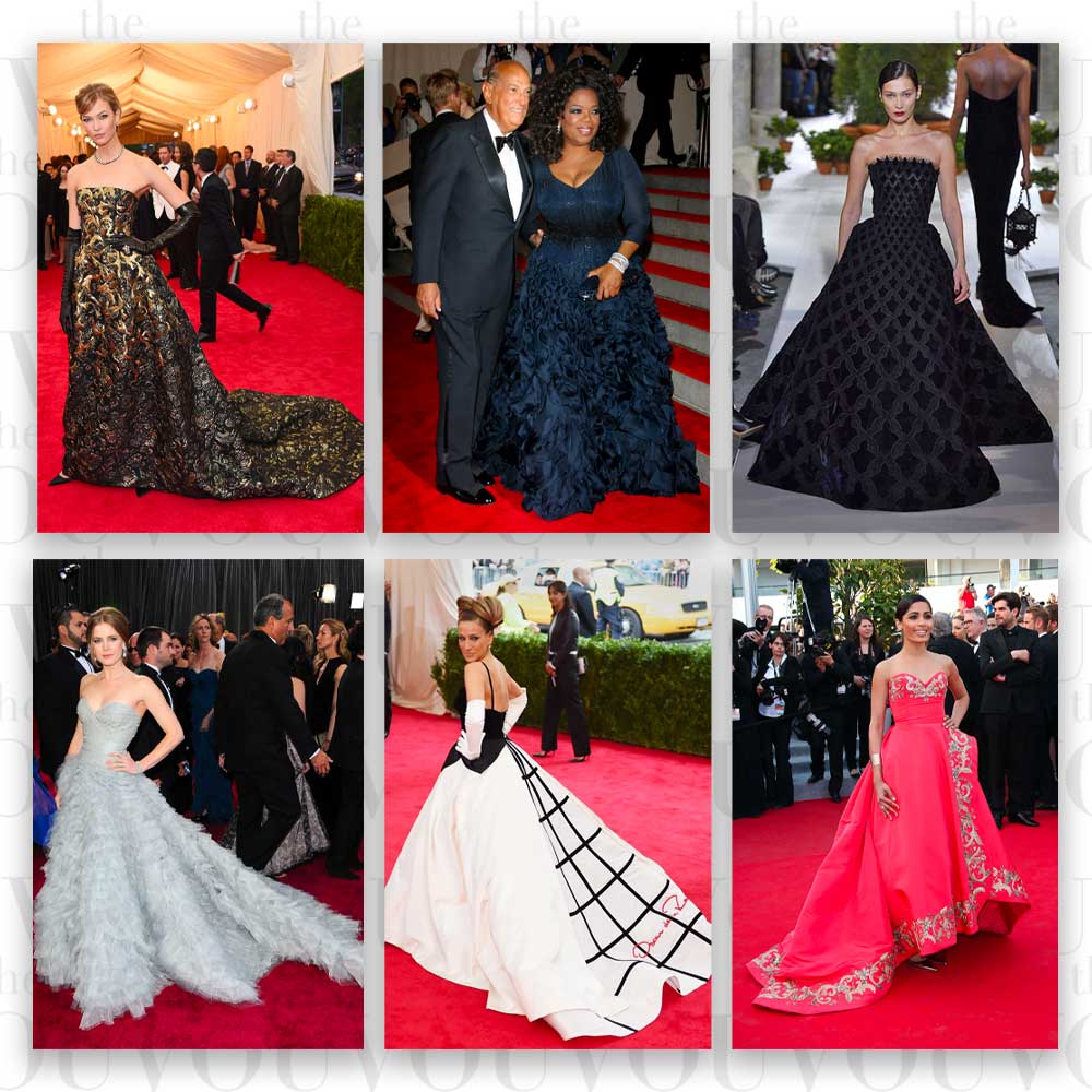 Fashion Designers Oscar de la Renta Iconic Designs