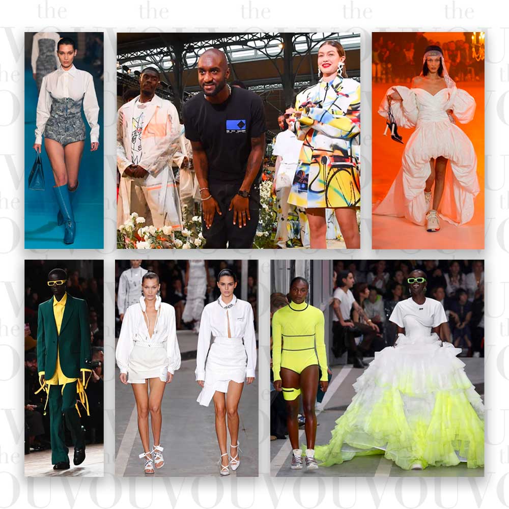 Fashion Designer Virgil Abloh Off-White Runway Moments