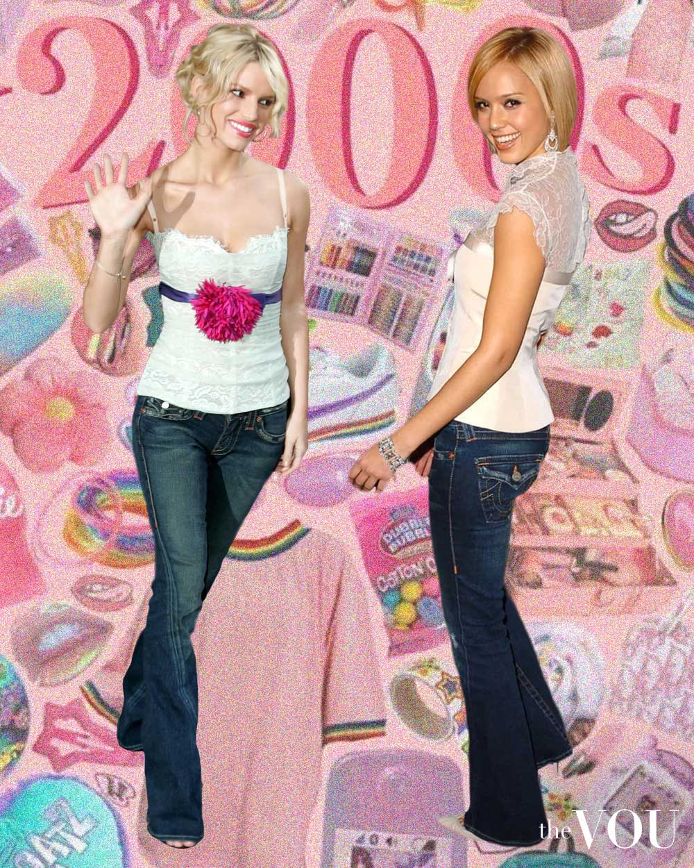 2000s Fashion History: Why did we layer jeans under dresses and skirts? :  r/femalefashionadvice