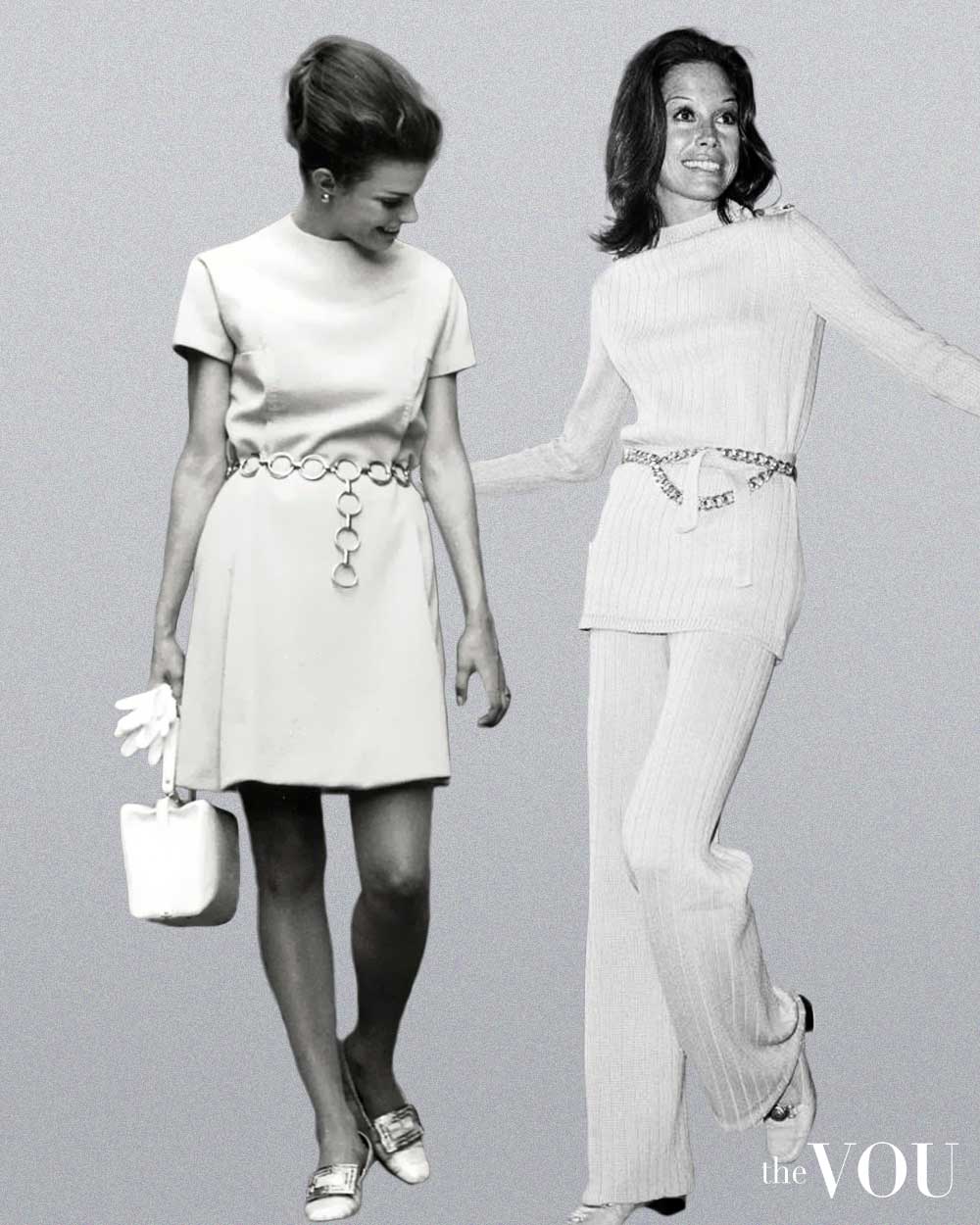 Chain Belts In The 1960s Fashion