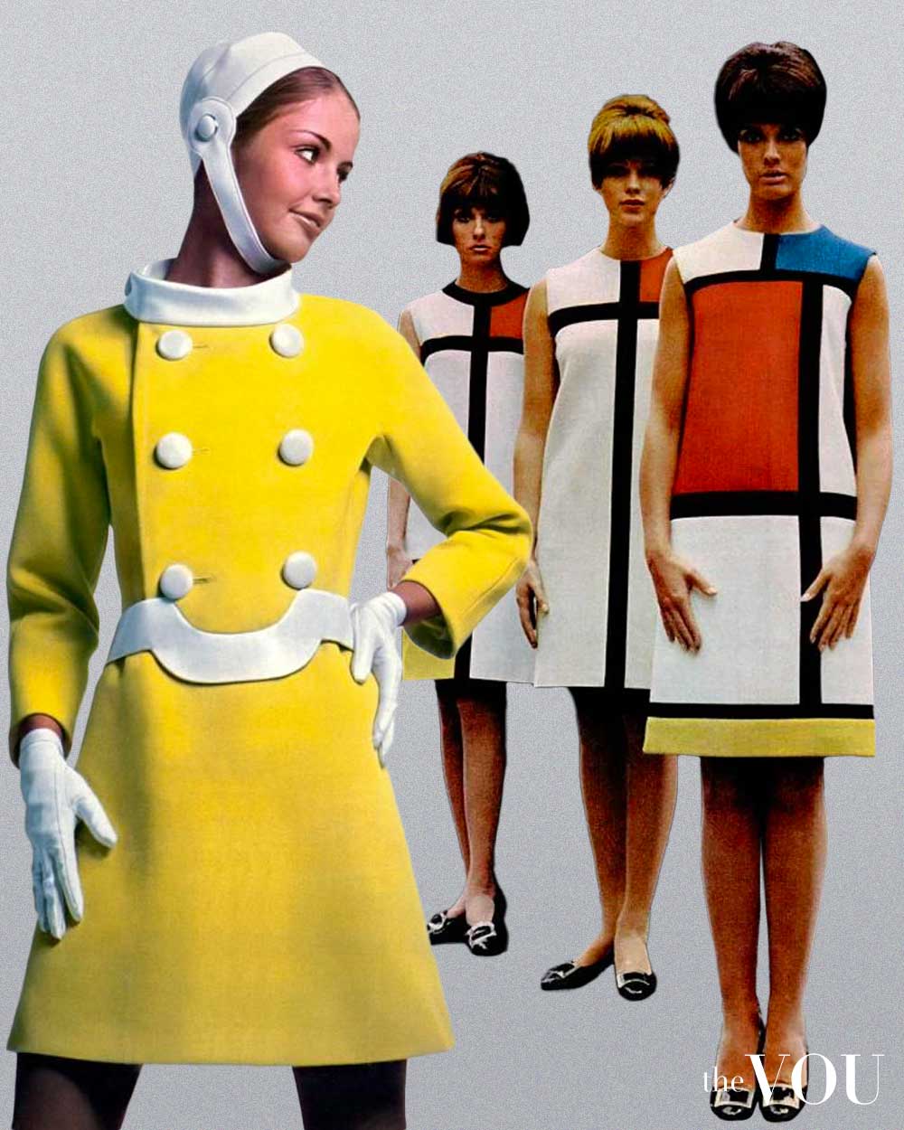 Color-blocking 60s Fashion Trends