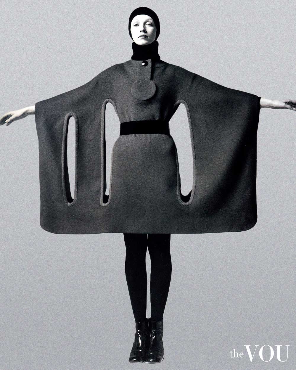 Pierre Cardin 60s Cut Out Dress