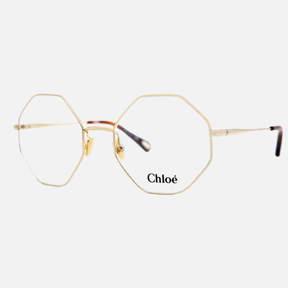 Chloe Octagonal Gold Glasses Frames