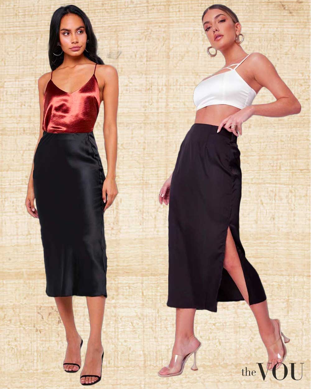 Satin Skirts Egyptian Clothing Trend