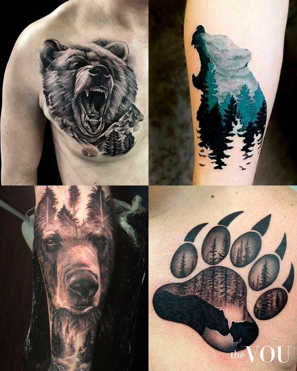 Bear Tattoo Ideas for Men
