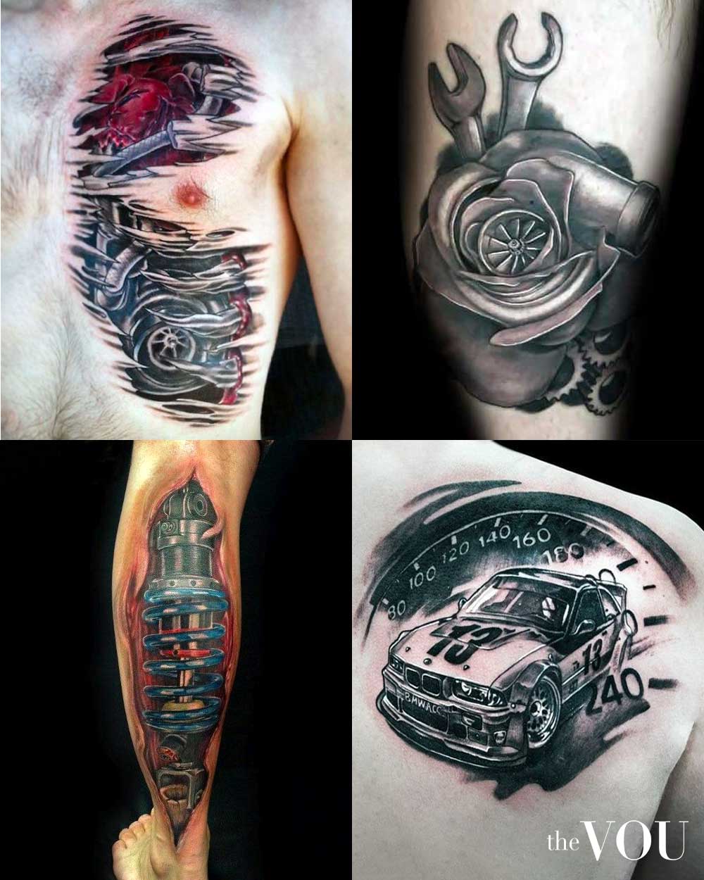 15 MindBlowing Car Tattoo Designs for Racing Fanatics