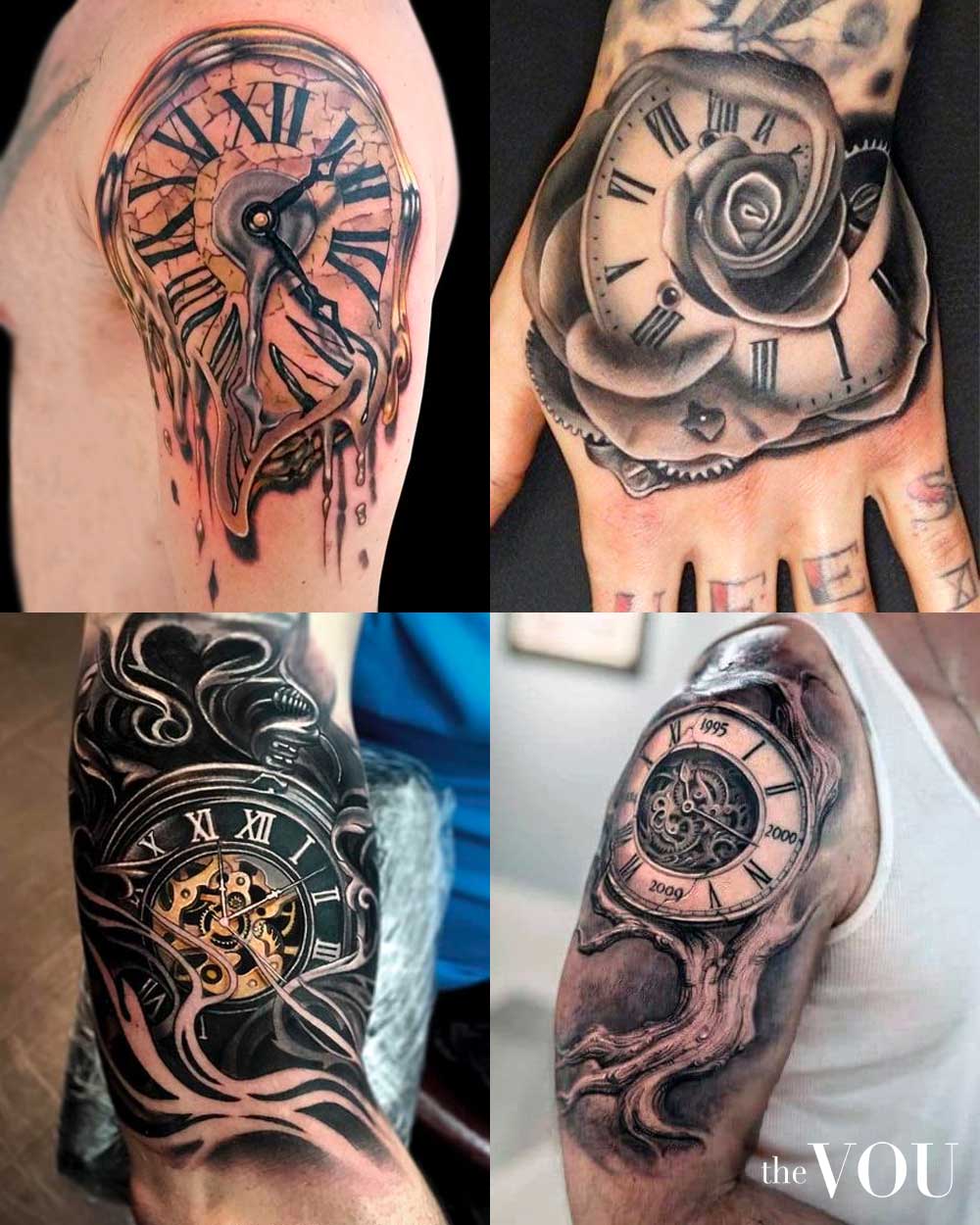 15 Best Clock Tattoo Designs With Images  Styles At Life