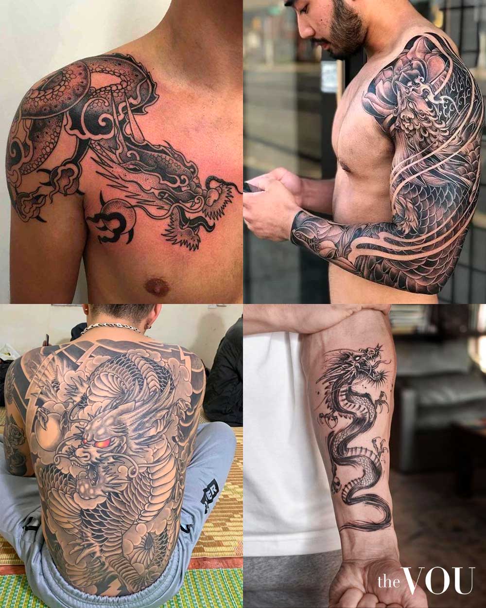 Full Sleeve Temporary Tattoo Black and Gray Egyptian Tattoos - Etsy