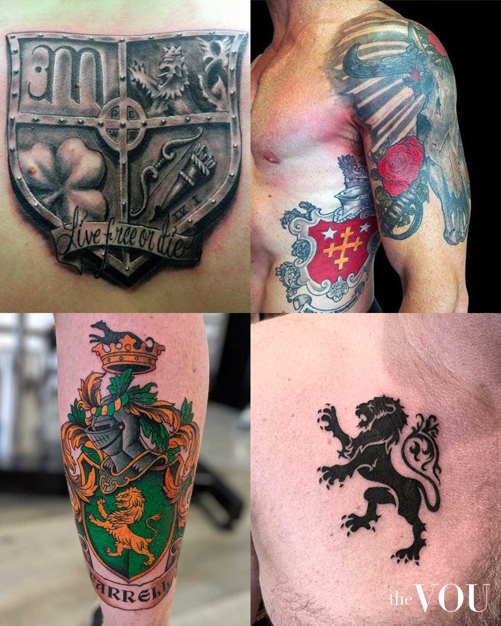 family crest tattoo ideas