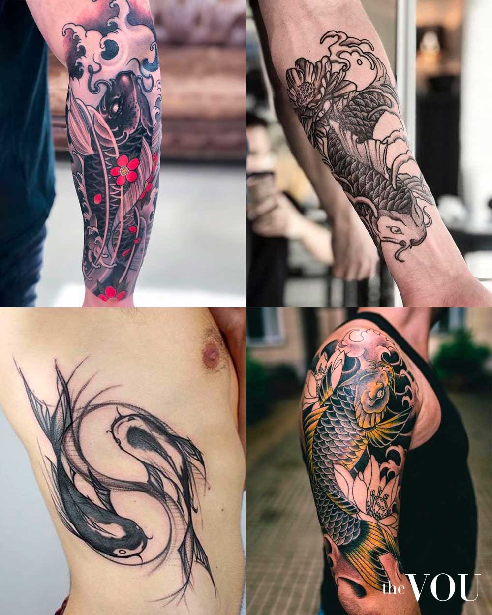 Koi Fish Tattoo Ideas for Men