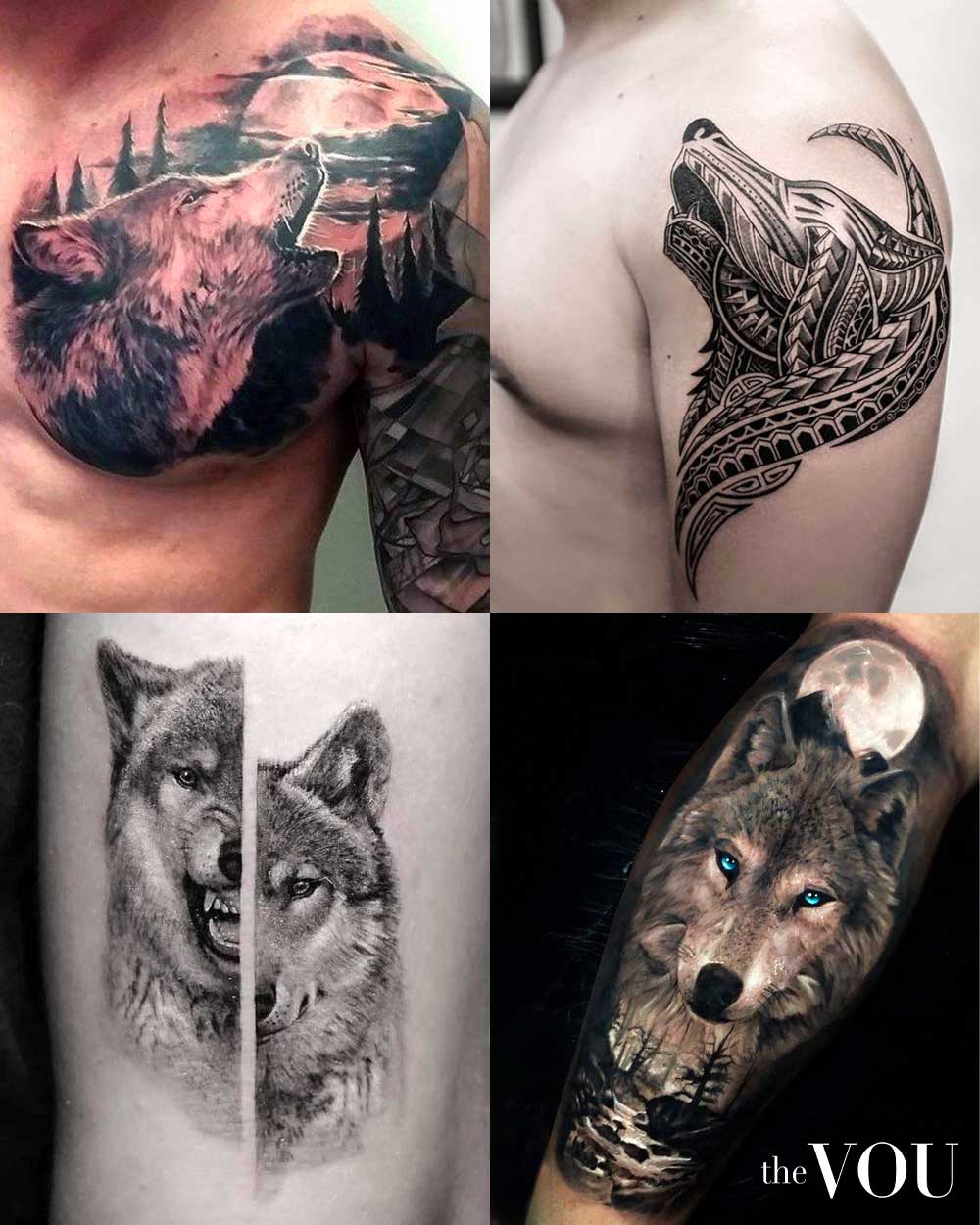 Wolf Tattoo Ideas for Men