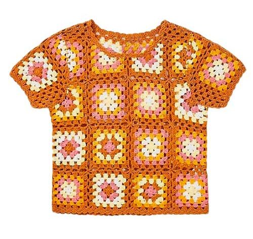 Granny Square Crochet Top