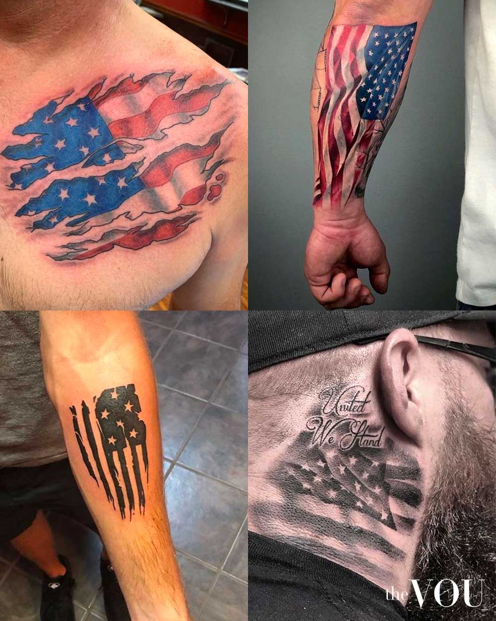 American Flag Tattoo Ideas for Men