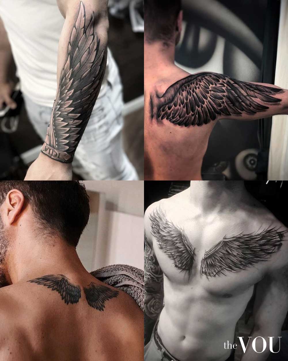 Angel Wings Tattoo Ideas for Men