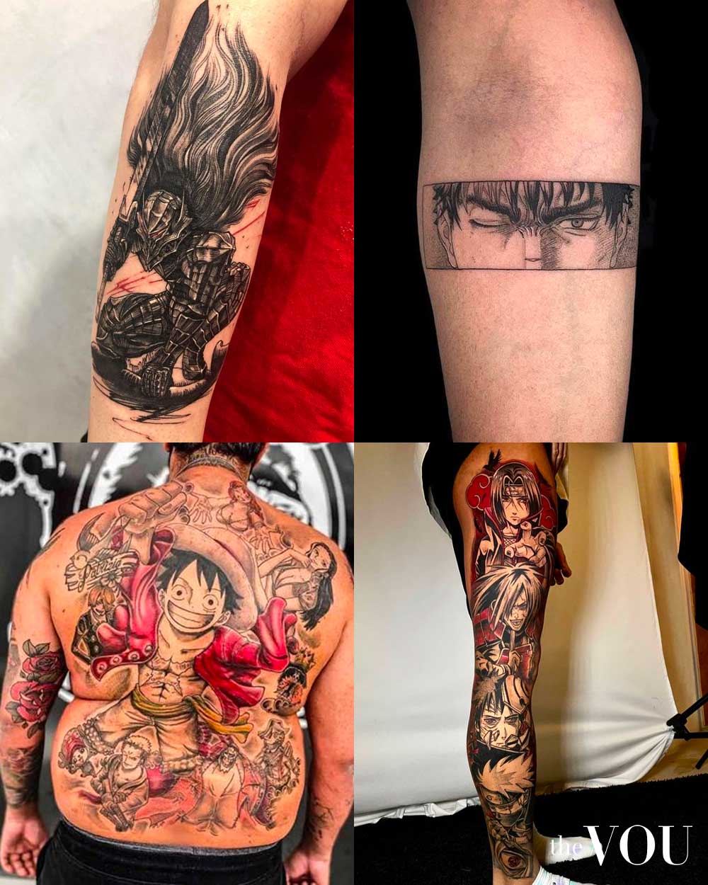 Anime Tattoo Ideas for Men