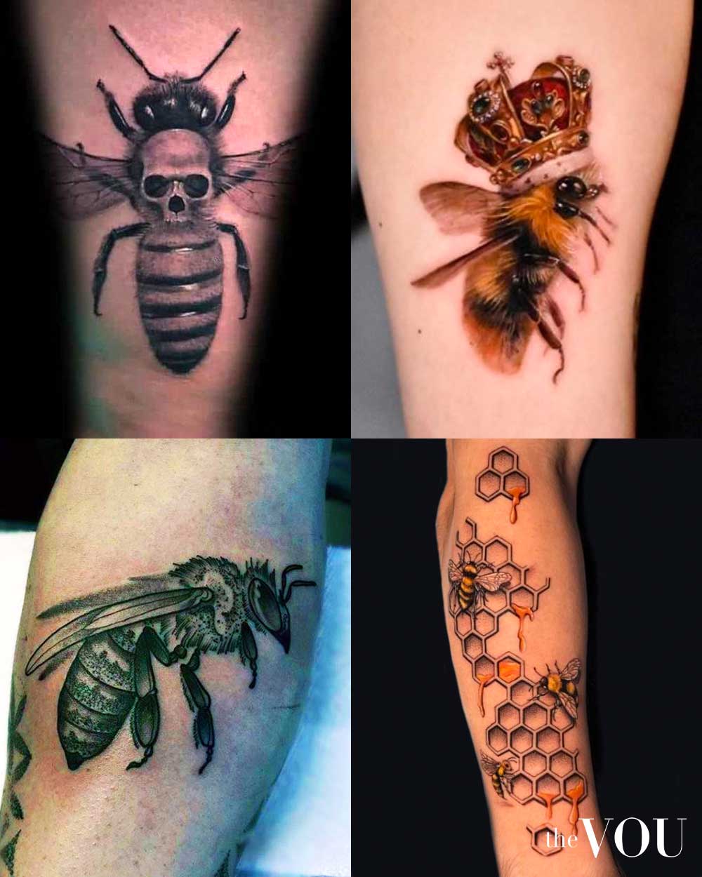 Bee Tattoo Ideas for Men