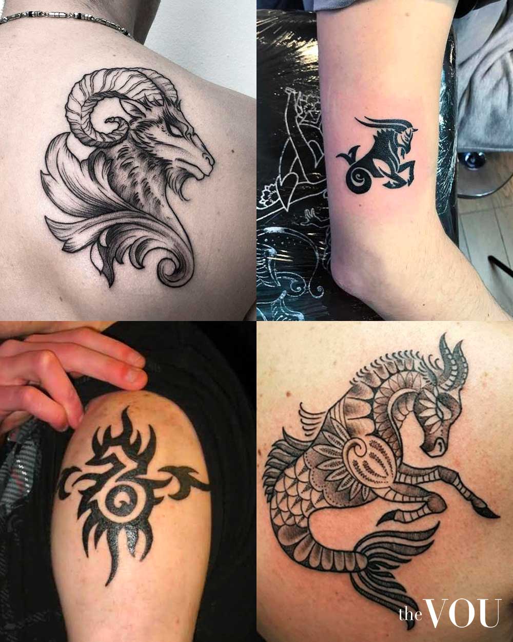 Capricorn Tattoo Ideas for Men