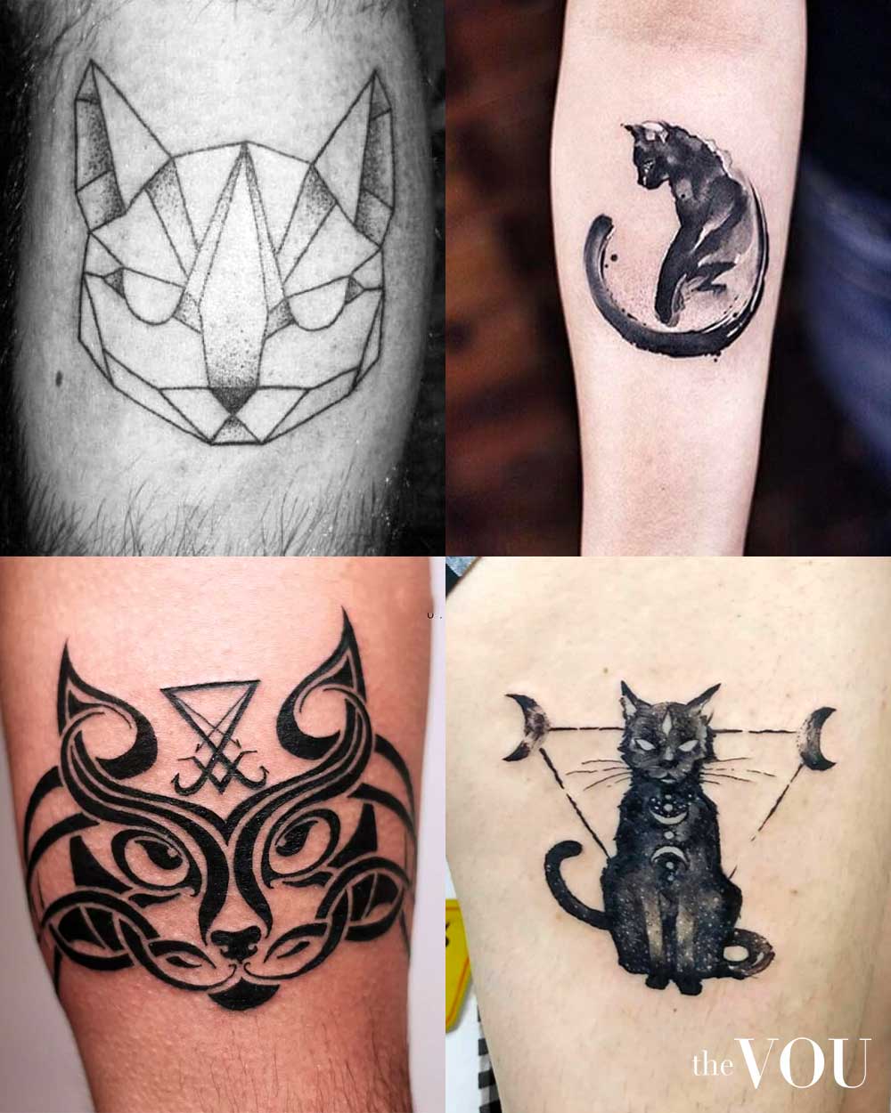 Cat Tattoo Ideas for Men