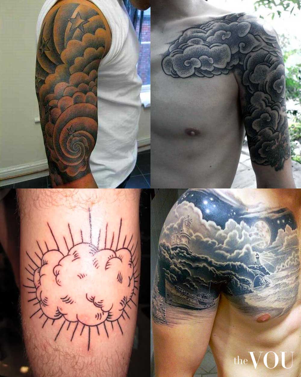 Cloud Tattoo Ideas for Men