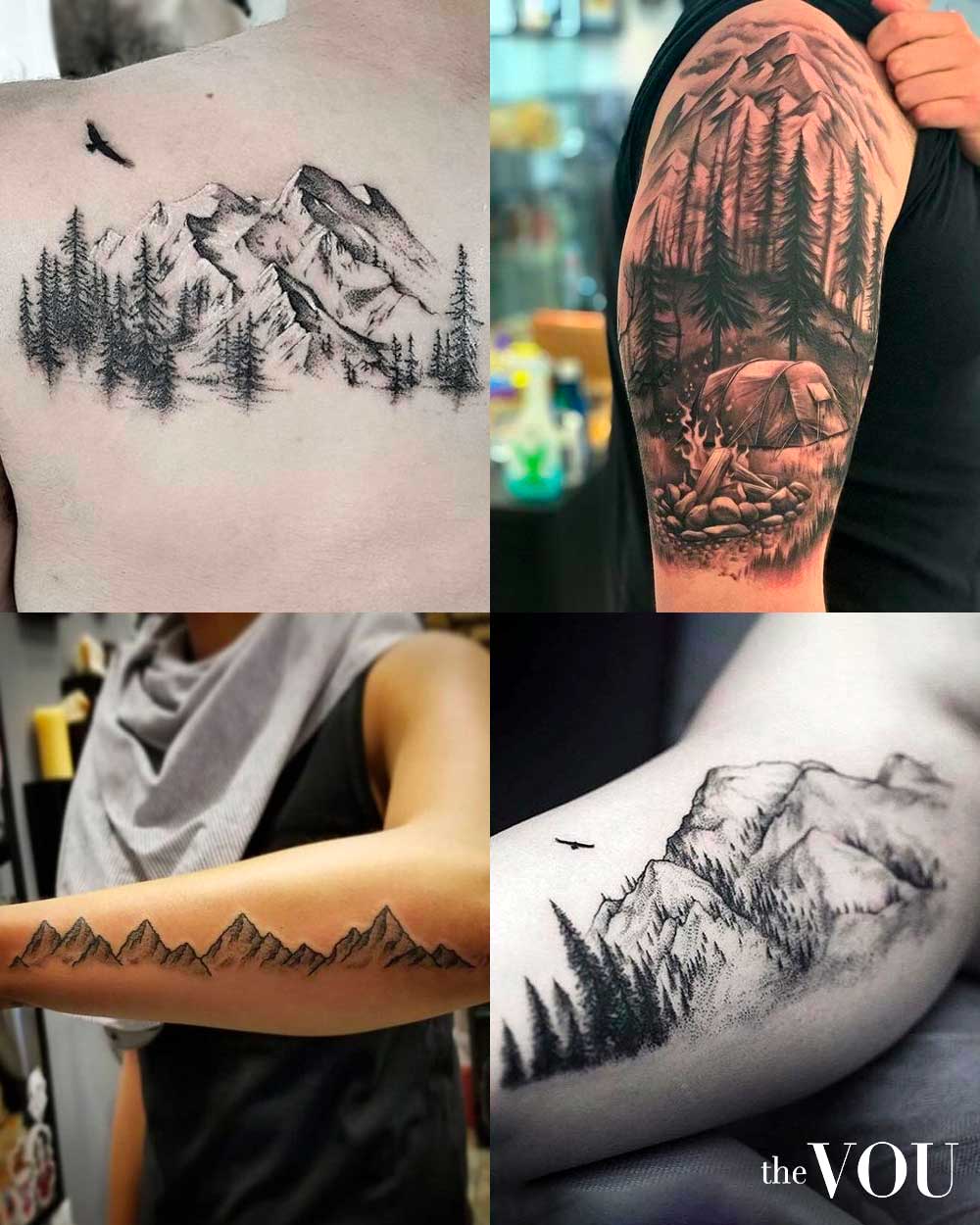 Mountain Tattoo Ideas for Men