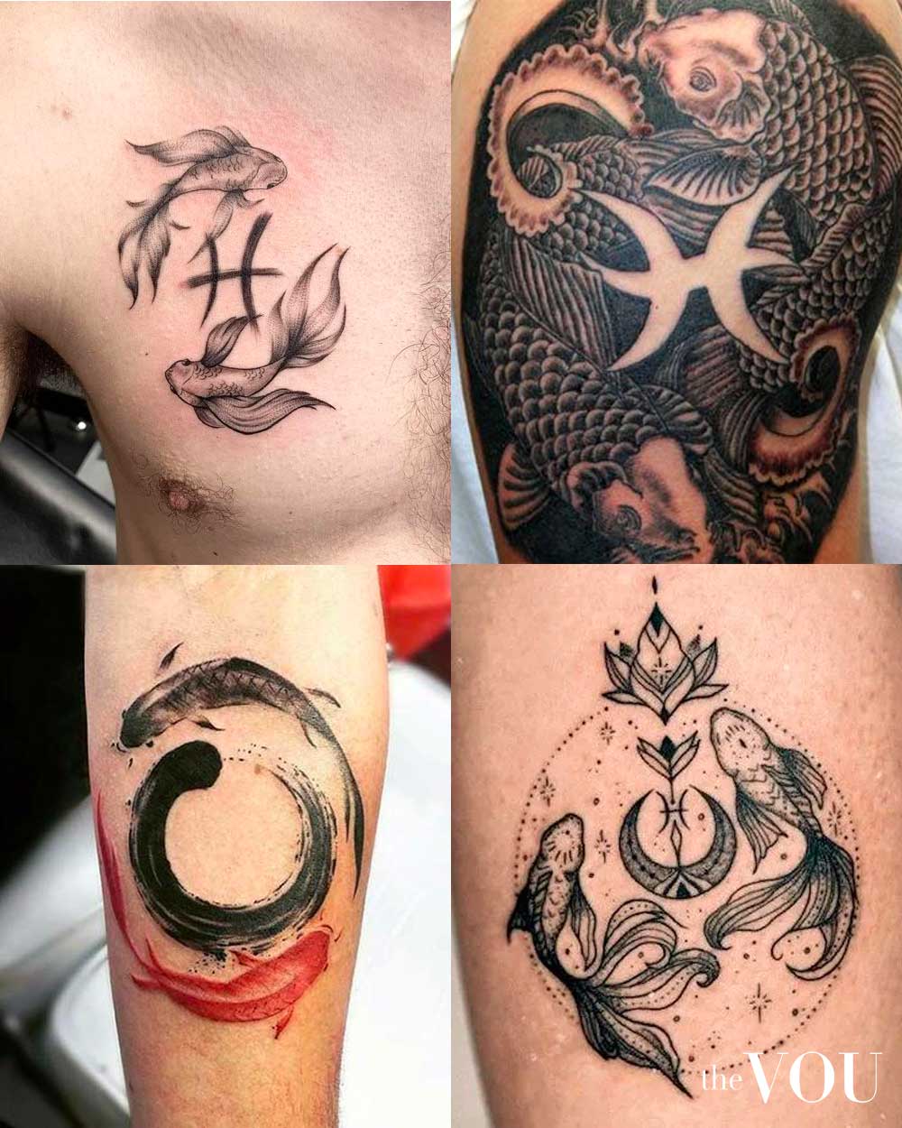 Pisces Tattoo Ideas for Men