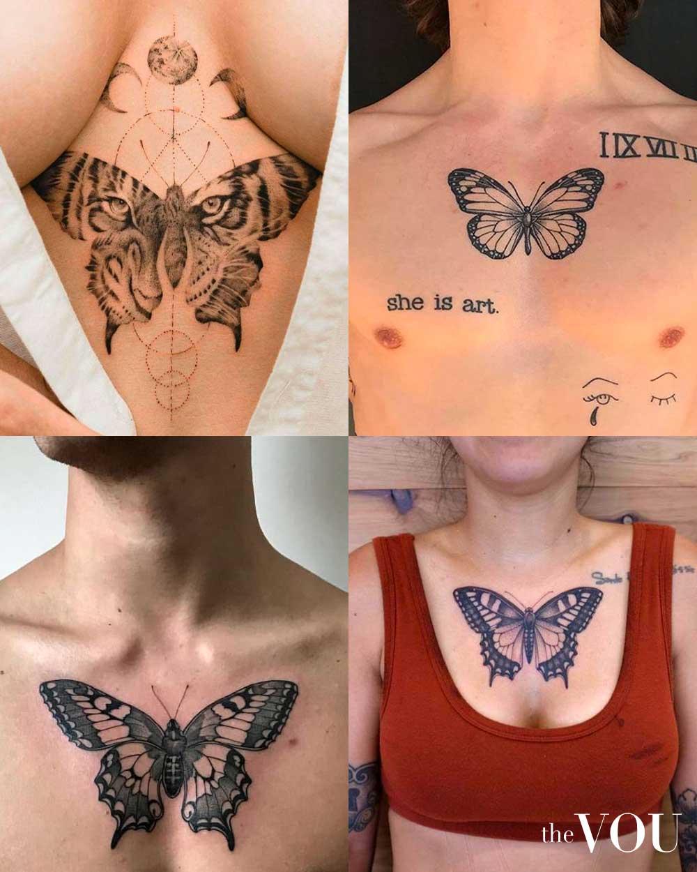 45 Stunning and Unique Butterfly Tattoos With Meaning